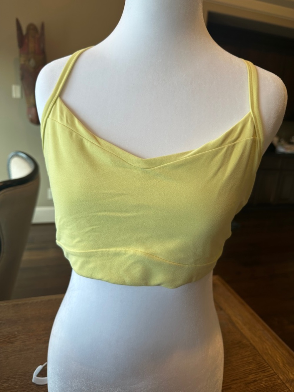 Athleta Yellow Sport’s Bra AND Workout Top. Size large, such a cute set!